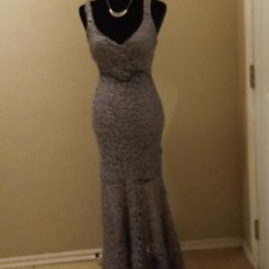 Grey long dress